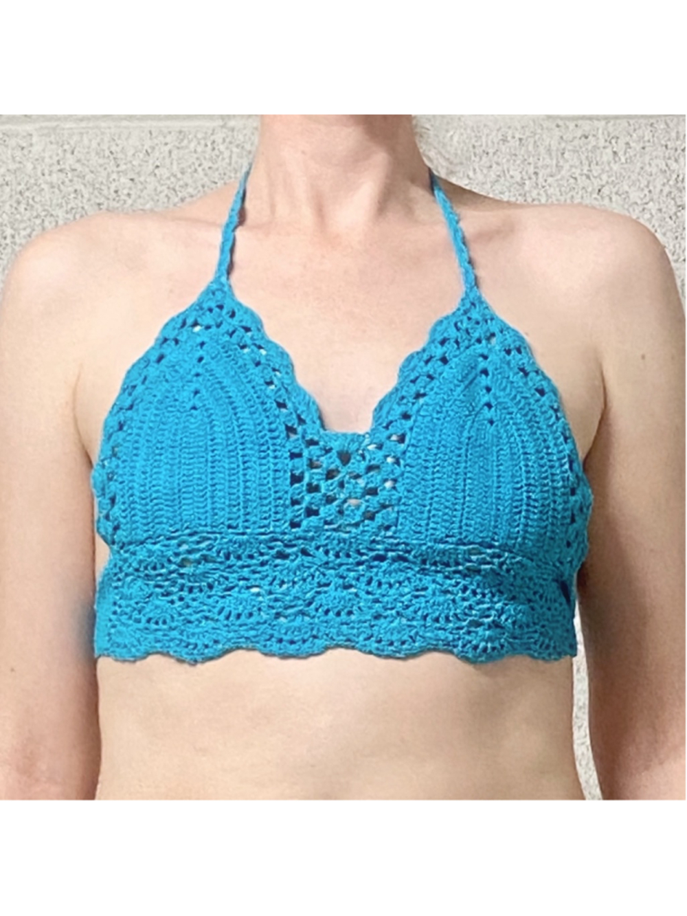 Crochet Bralette Top Size S
